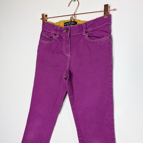 ✨3/$15 Mini Boden purple jeans 12 - Picture 2 of 9